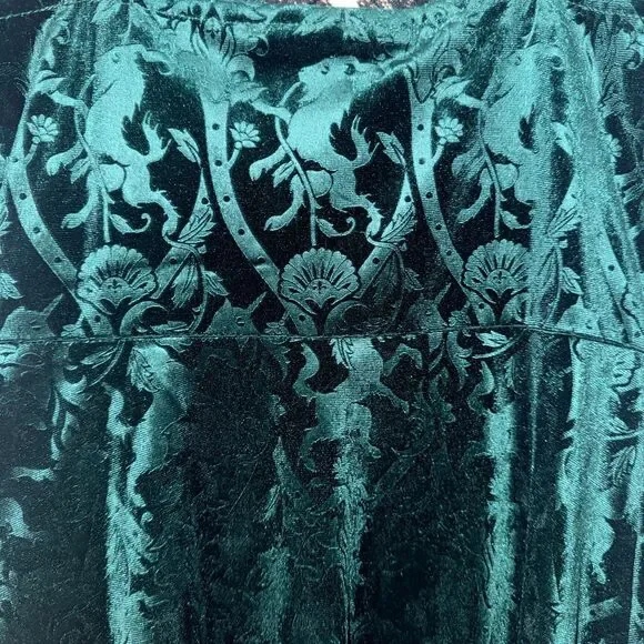 KillStar Mistress Of Mayhem Skater Dress - Emerald Green S - Picture 7 of 10